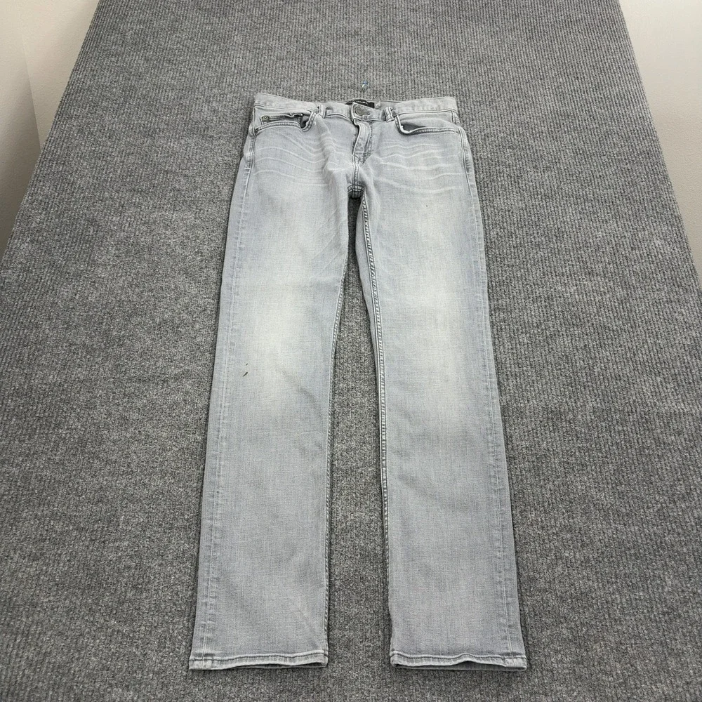 Banana Republic Jeans Mens 32 Gray‎ Cotton Stretch Slim Fit Casual Everyday